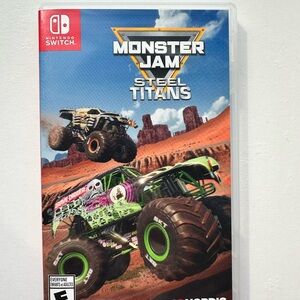 Nintendo Monster Jam Steel Titans Game for Nintendo Switch - Green and Brown